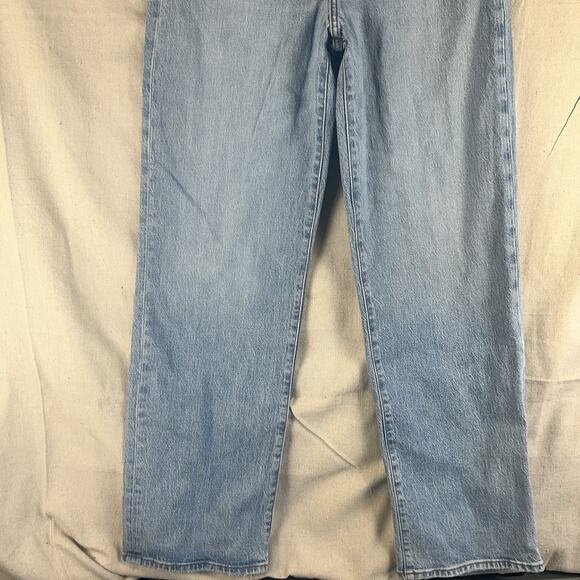 DAZE Denim City Straight High Rise Straight Be Mine Vintage Light Wash 27 Jeans - Picture 9 of 14